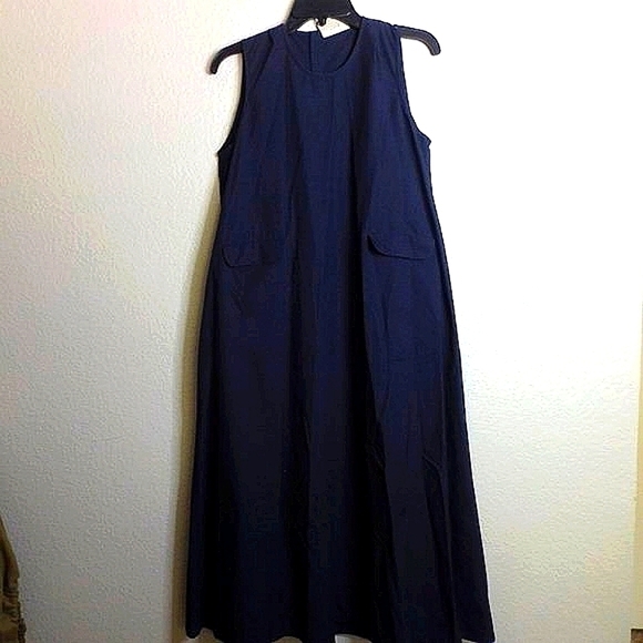 Shosh new York sleeveless maxi mumu pockets dress sz 6